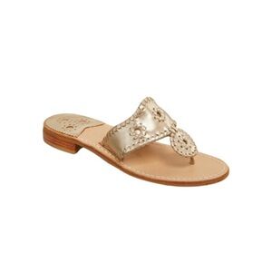 Jack Rogers Gold Sandals